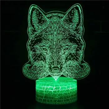 

Bear Lovely 7 Color Change 3d Lamp White Base Christmas decorations gift for baby room lights wholesale 3d Led Night Light