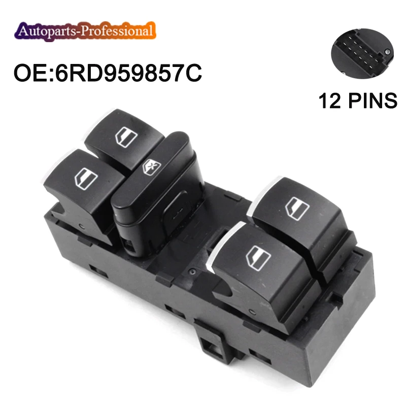 New Power Window Control Switch For 2011 2013 Volkswagen POLO chrome