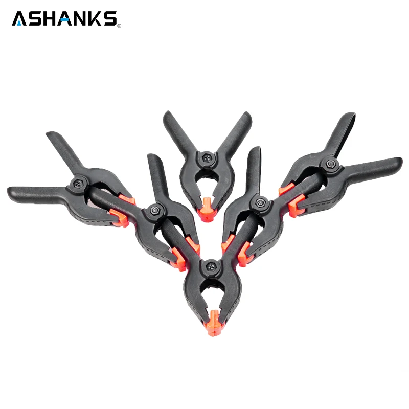 

Photography 6 Pieces 4.5 inch Universal Studio Backdrop Clamps Heavy Duty Background Backdrop Muslin Photo Video Clips E#CH