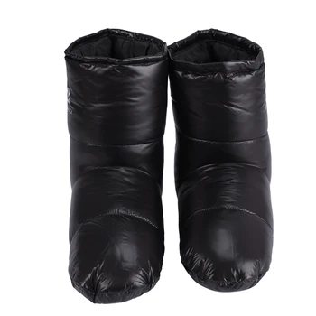 AEGISMAX Down Booties Warm Soft Down Filled Boots 4