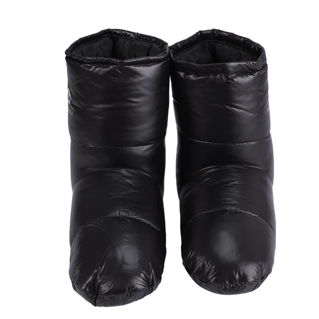 AEGISMAX Down Booties Warm Soft Down Filled Boots 4