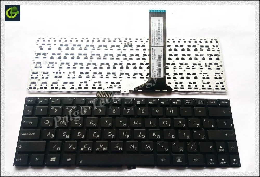 Russian Keyboard for ASUS VivoBook X102BA X102 X102B RU