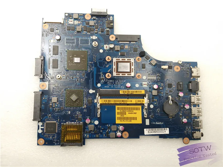 A4-5145M LA-9103P CN-0G7REH G7REH для Dell 5535 платы с дискретная видеокарта | Компьютеры и офис