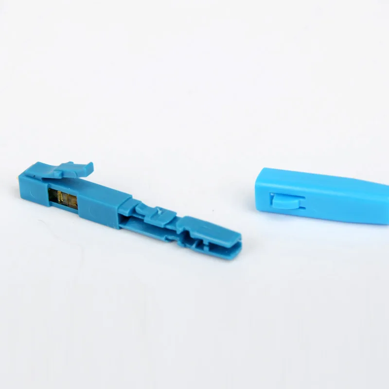10 шт./лот LC UPC быстрый соединитель в сборе FTTH оптоволоконные