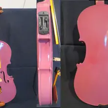 Фиолетовый цвет новая модель 5 струн 4/4 электрическая скрипка+ акустическая скрипка