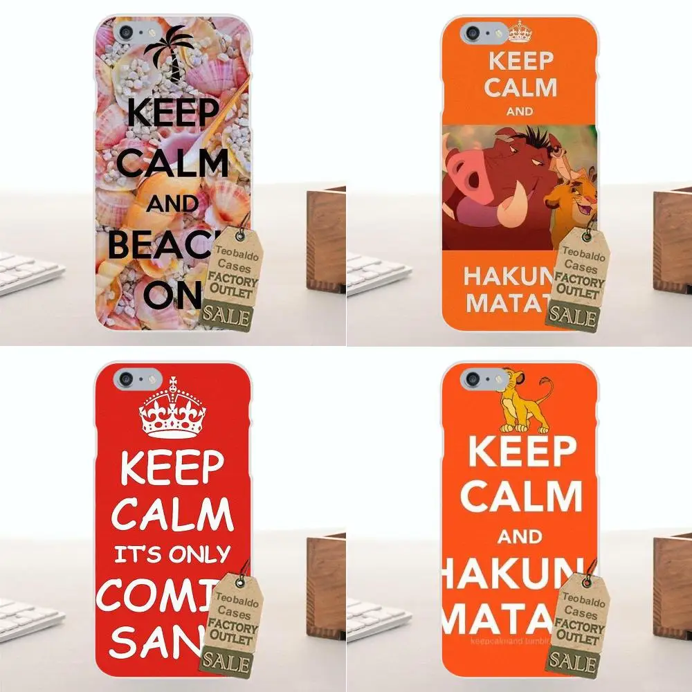 Мягкий чехол-накладка Tpwxnx Keep Calm и Hakuna для Sony Xperia Z Z1 Z2 Z3 Z4 Z5 compact Mini M2 M4 M5 T3 E3 XA |