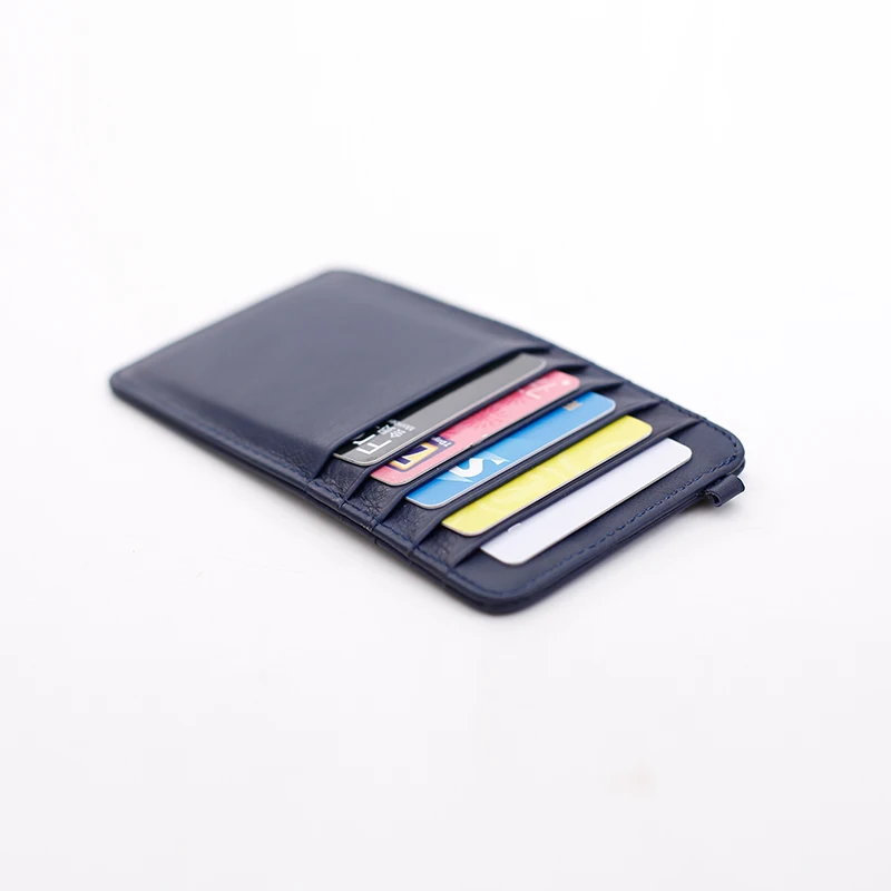 

Super Slim 100% Genuine Leather Card Package Credit Card Holder Card Case Organize 10 Card Slots #3052