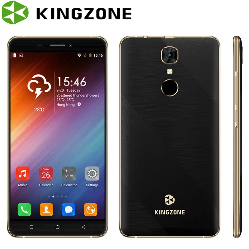 Kingzone S20 Shockproof Smartphone 5 5 1GB RAM 8GB ROM Quad Core Fingerprint Phone 8MP 3000mAh