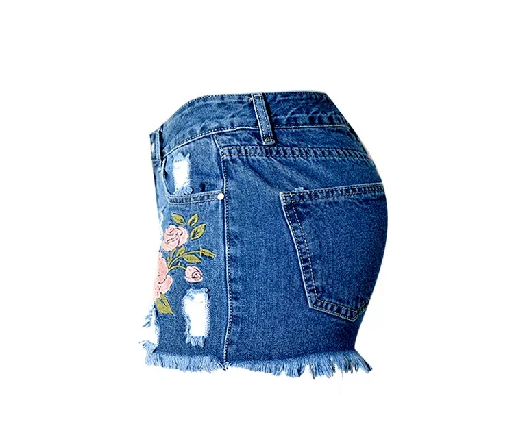 Londinas Ark Store женские джинсы с завышенной талией летние с цветочной вышивкой узкие брюки поцарапанные прямые летние короткие джинсы для мамы