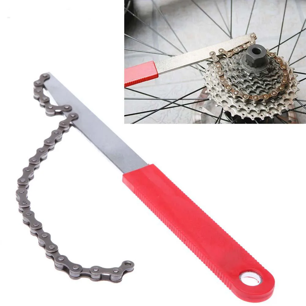 Carbon Steel Bike Cassette Flywheel Wrench Bicycle Flywheel Chain Disassembly Wrench