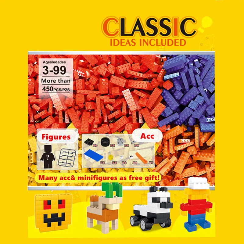 2020 Kids Boy Girl Toys DIY Educational Creative Juguetes City Classic Ideas Building Blocks Over 1000 Pieces Compatible | Игрушки и