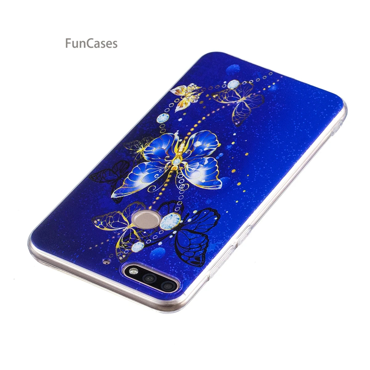 Elephant Cover sFor Capa Huawei Honor 7C Soft Silicone Phone Case Cove Animal Cellphone Case For Huawei Ascend Y7 2018 Telefonia