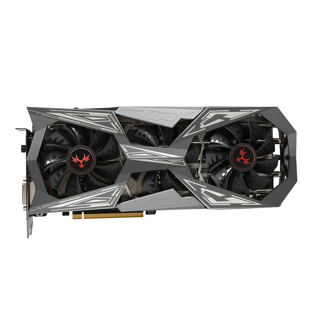 

Colorful iGame NVIDIA Video Card GTX 1070Ti 8G Vulcan X Top 1607/1683MHz GDDR5 PCI-E 3.0 SLI VR Ready DVI-D+2 * HDMI2.0+2 * DP1