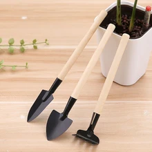 3 шт., деревянная цветная мини-лопата, лопата, инструмент, садовые инструменты, инструменты для дома, садоводства, инструменты для выращивания, аксессуары