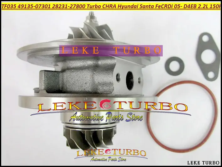TF035 49135-07301 28231-27800 49135-07302 49135-07300 49135-07100 Turbo CHRA Turbocharger HYUNDAI Santa Fe CRDi 2005-2009 D4EB-V 2.2L 150HP (5)