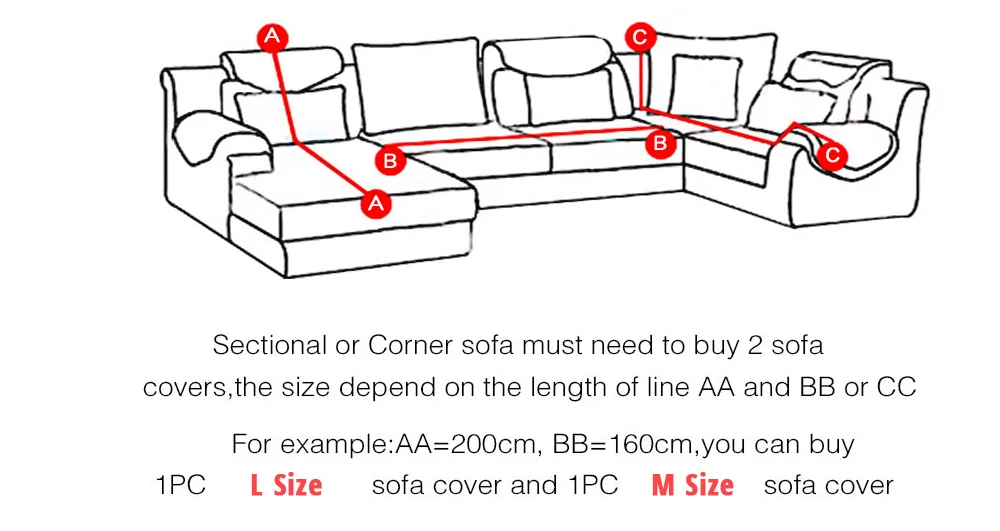 1/2 шт. диван крышка Эластичный диванных чехлов для Гостиная необходимы порядок диван-чехол для дивана(2 шт.) в том случае, если это L-shape форме, благодаря чему создается ощущение невесомости с угловой диван copridivano