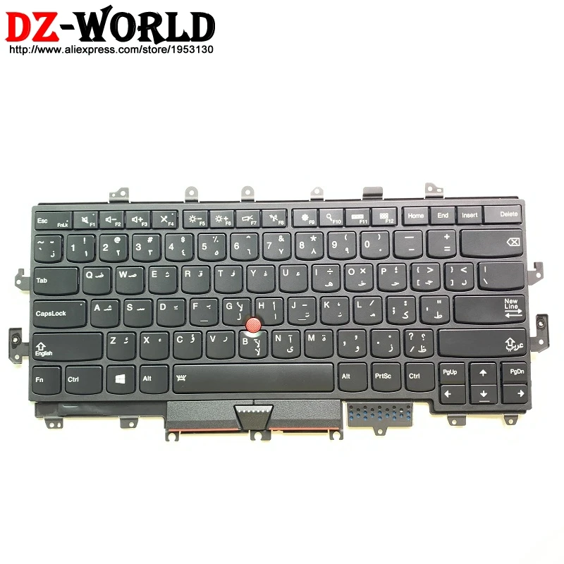 

New/Orig ARA AE Arabic Backlit Keyboard for Thinkpad X1 Yoga Gen 1st Backlight Teclado SN20H34915 00JT867 01AW906