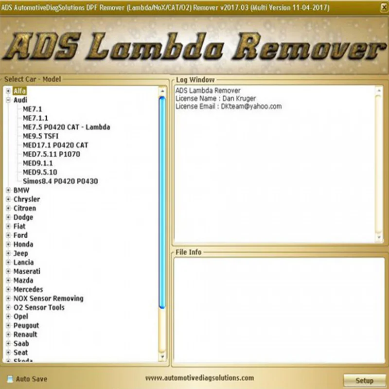Multi-lamguages DPF EGR Lambda Remover.5 software with free keygen and installation video