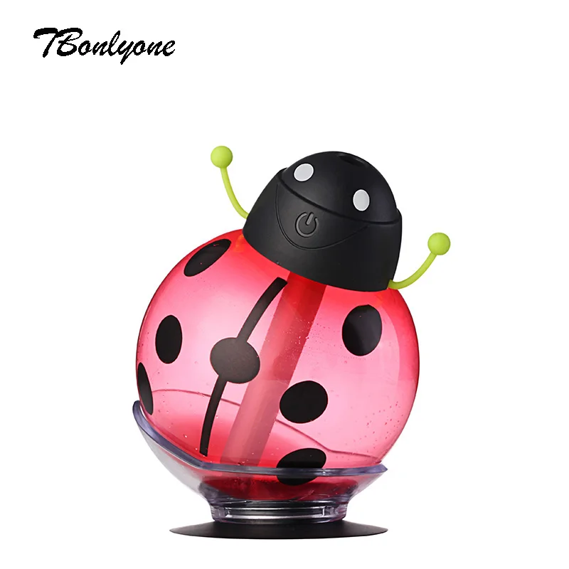 

TBonlyone 260ML Beetles Humidifier Water Soluble Oil Aroma Ultrasonic Diffuser Air Aroma Humidifier Air Humidifier for Home Car