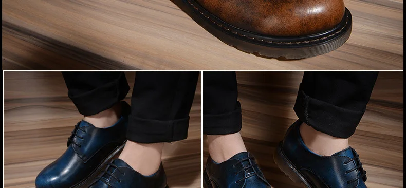 Мужская повседневная обувь из натуральной кожи; мужская обувь на плоской подошве в винтажном стиле; Рабочая обувь высокого качества; Мужская безопасная обувь; водонепроницаемые мокасины; Hombre