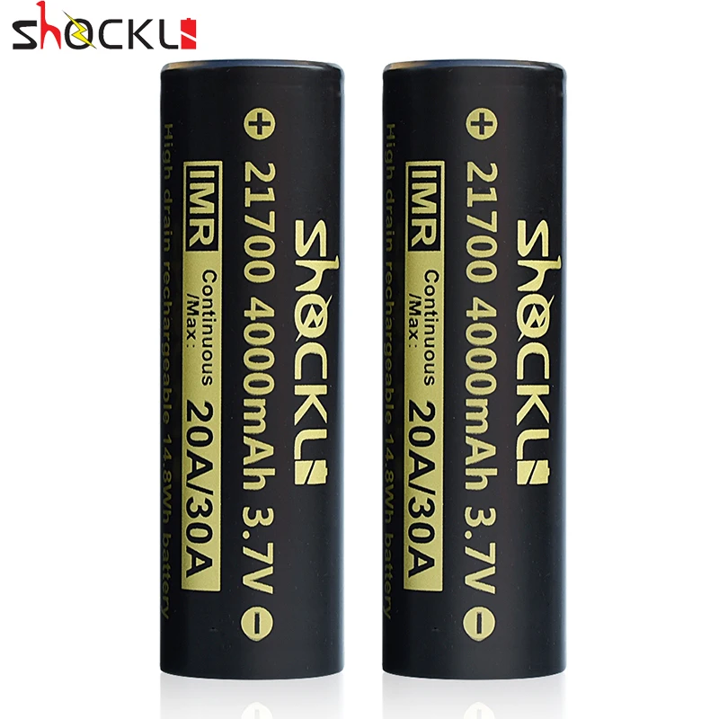 Аккумулятор Shockli 21700 4000 мАч 3 7 В Вт литий ионный аккумулятор 40A подходит для Capo Squonk
