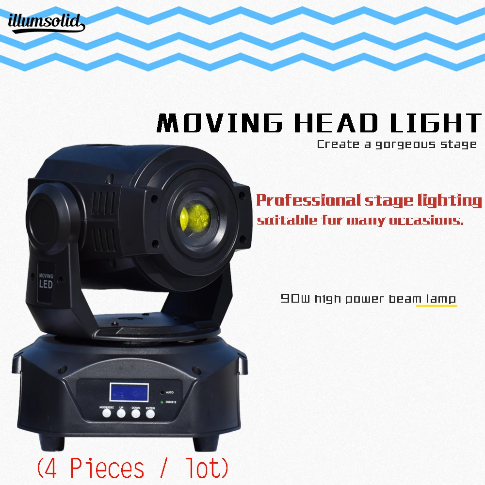 

MINI moving head led DJ light 90W professional stage light led disco ball
