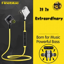 FineBlue FA-90 Sports Neck Hanging High Quality Magnetic Stereo Bluetooth4.1 Headset Sweat proof IPX-4