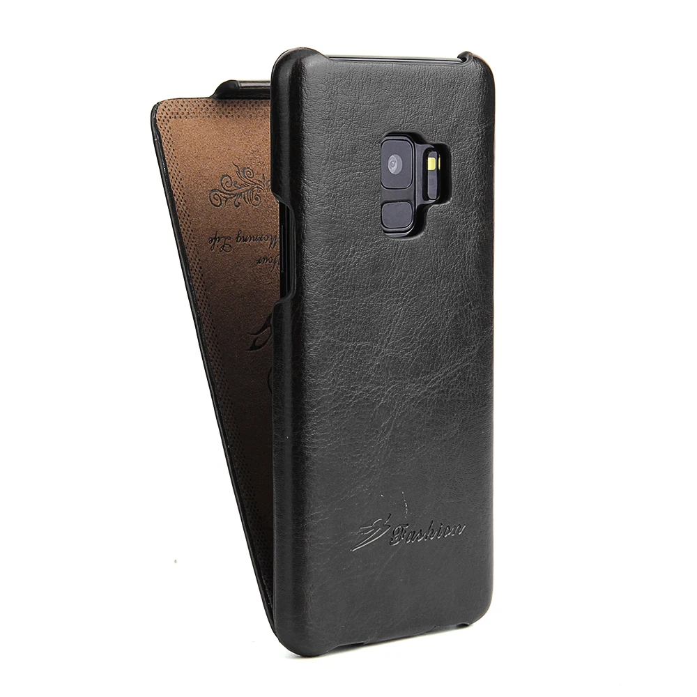 Винтажный Роскошный кожаный флип чехол для Samsung S10 S7 Edge S8 Plus S9 Note8 оригинальный