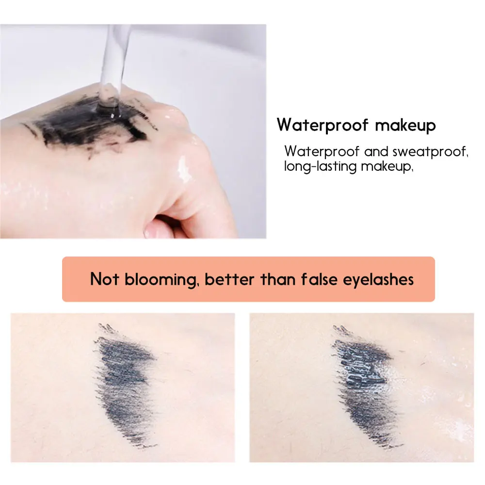 Waterproof 7.5ml Eyelash Brush 3D Mascara Black Eye Eyes Makeup Curly Fashion Cosmetic