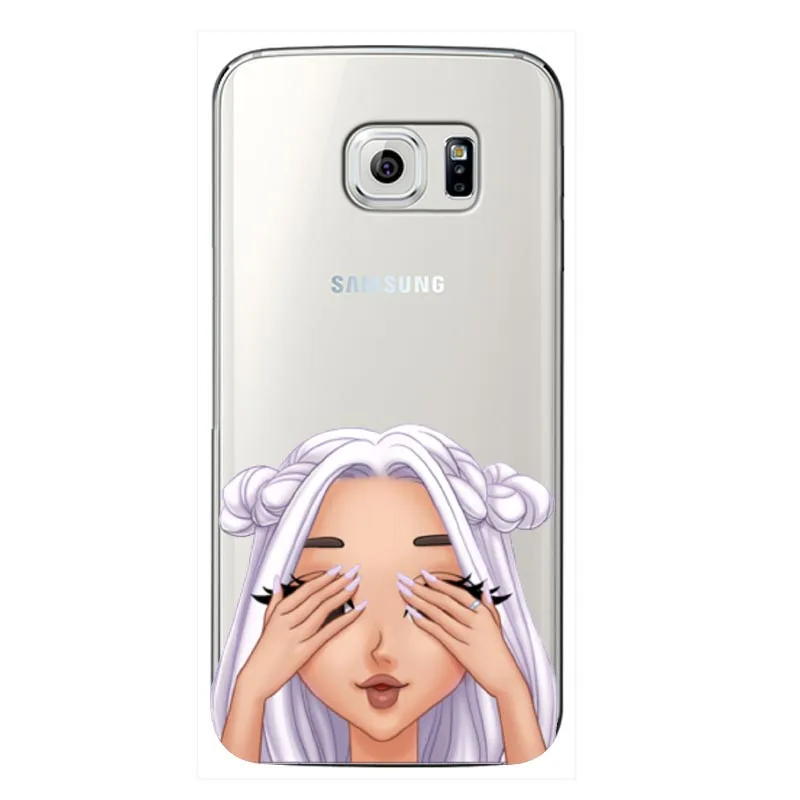 Мягкий силиконовый чехол подсластитель Ariana Grande AG Rainbow для Samsung Galaxy S6 S7 Edge S8 S9 Plus note 8