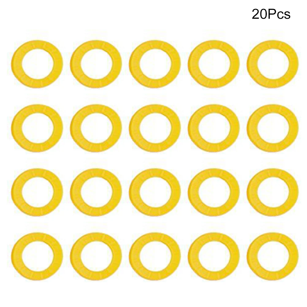 

20/24/32pcs Tags Key Identification Cap Elastic Bicycle For Car Multi Colors Keyrings Silicone Identifier Key Cover Round Hollow