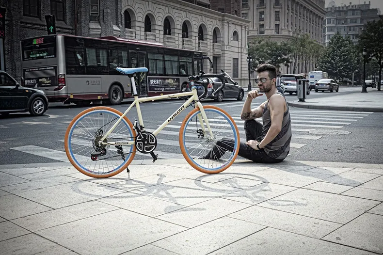 Discount New mountain bike disc brake V brake student student cross country racing variable speed damping 3