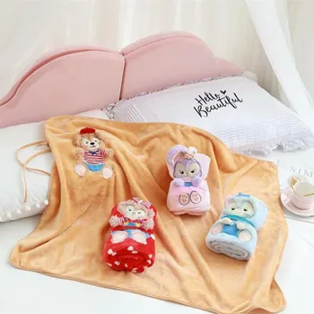 

Cartoon Shelliemay StellaLou Rolling Blanket Stuffed Cushion Plush Hand Warm Blanket Birthday Christmas Gift #1029