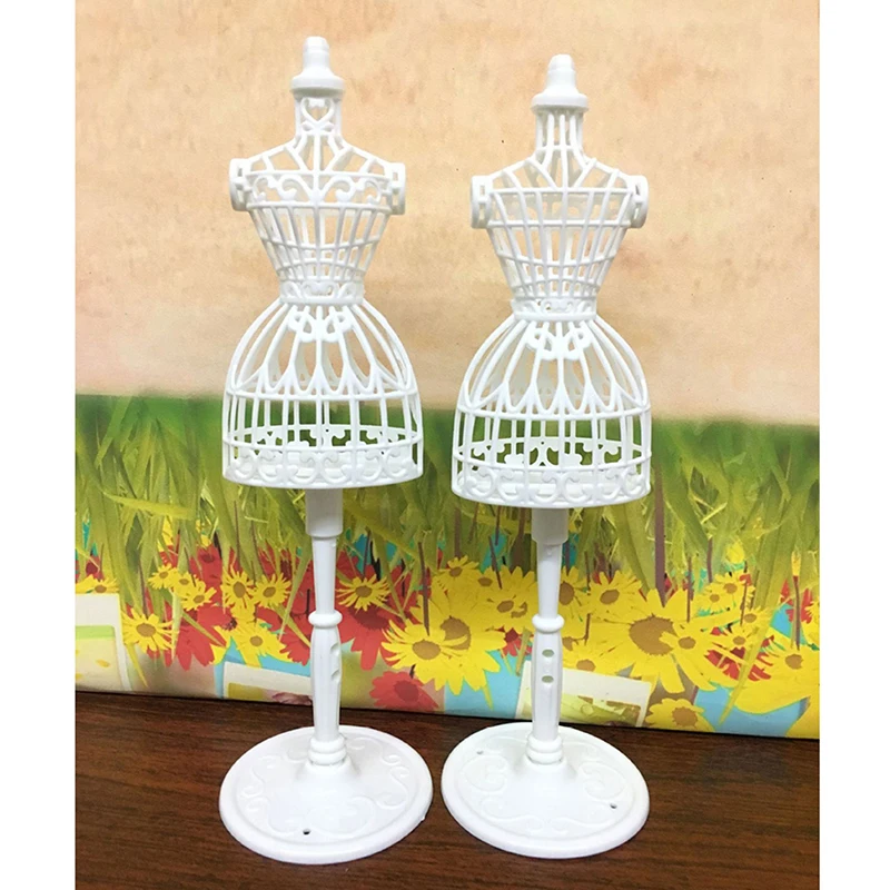 

Girls Fantasy Doll Display Holder Dress Clothes Gown Mannequin Hollow Model hanger Stand Rack Holder for Barbie Dolls