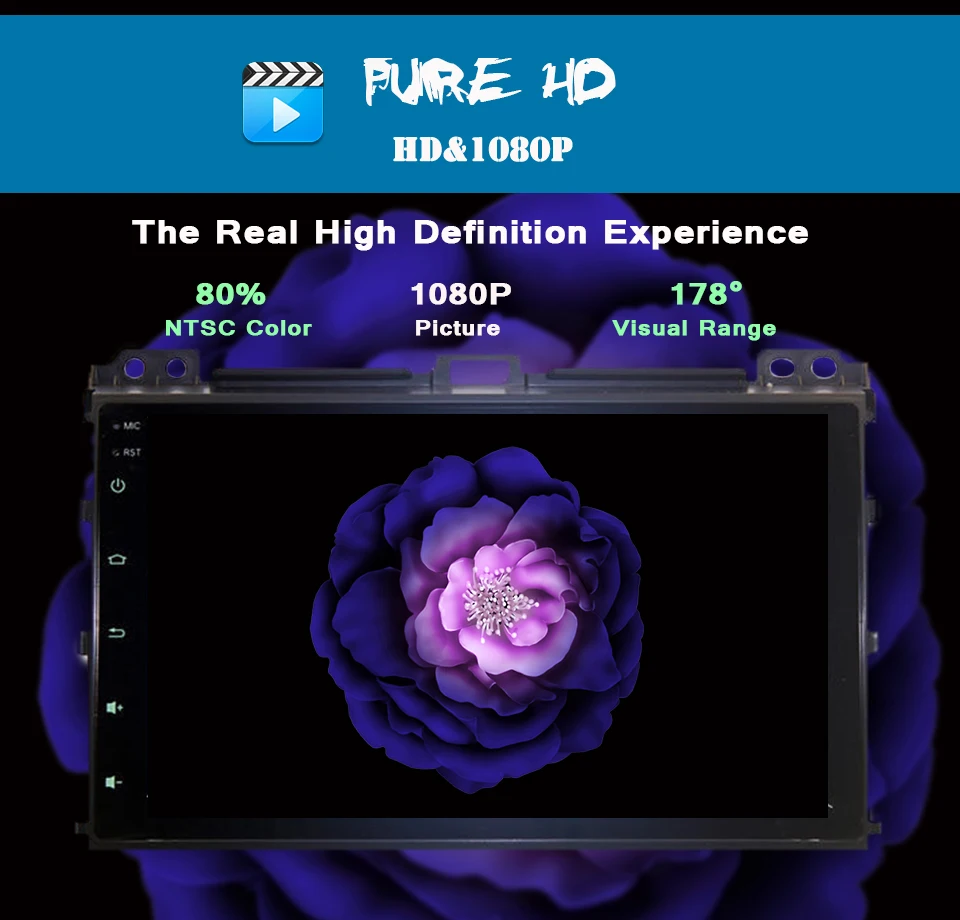 Cheap 9" Android 9.0 Octa 8 Core 4G RAM 64G ROM Car DVD Player for Toyota Prado 120 2004-2009 Car Radio GPS sat navi BT Tape Recorder 3