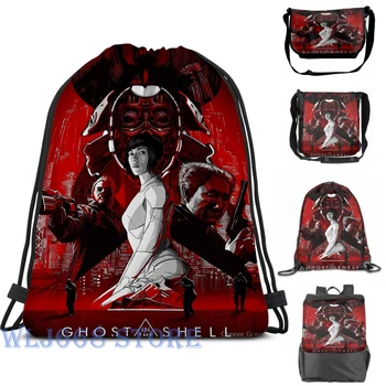 

Funny graphic print shoulder Bags women Ghost In The Shell #2 Single shoulder backpack travel for men Gym Bag