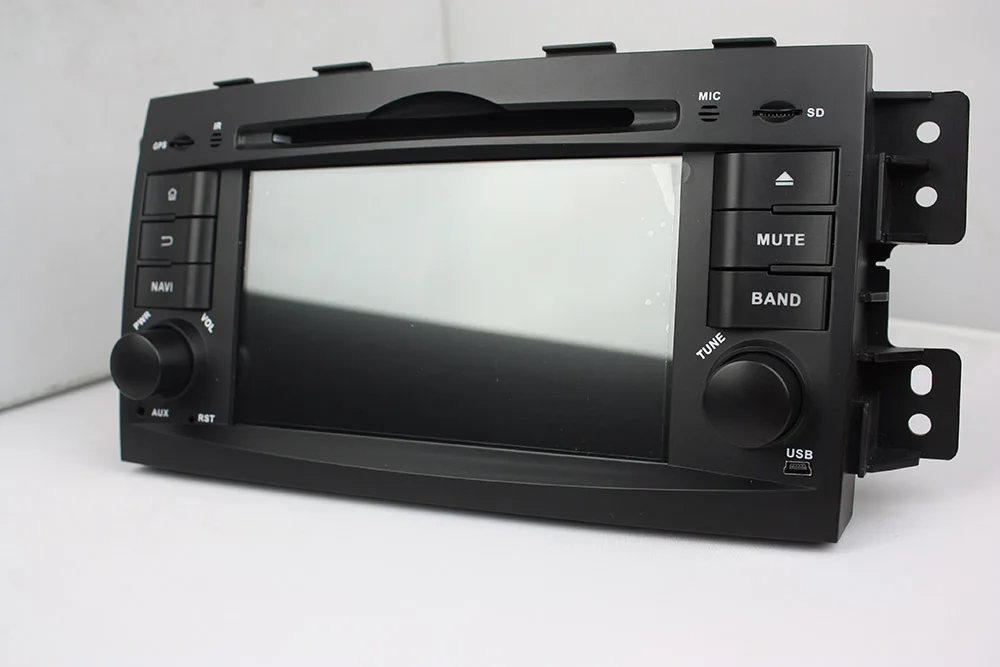 Sale KLYDE 7" 2 Din Android 8.1 Car Radio For Kia Mohave Borrego 2008-2010 Car Audio Multimedia Player Car Stereo Steering Wheel DVD 1