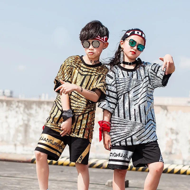 Fashion Children Jazz Dance Clothing Boys Girls Street Dance Hip Hop Dance Costumes Kids Performance Clothes Sets 4-16Years Fashion Children Jazz Dance Clothing Boys Girls Street Dance Hip Hop Dance Costumes Kids Performance Clothes Sets 4-16Years