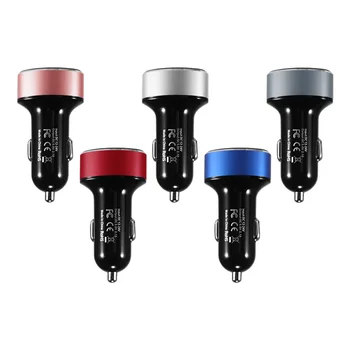 

Universal Dual USB Port 2.1A Digital Red LED Voltage Current Display Car Charger For iphone Moile Phone Tablet GPS