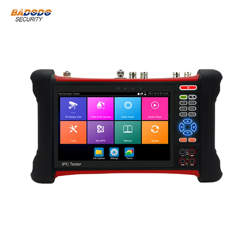 

HD 7 inch portable retina touch screen all-in-one multi-functional CCTV camera Tester X7 series H.265 H.264 4K Built in WIFI