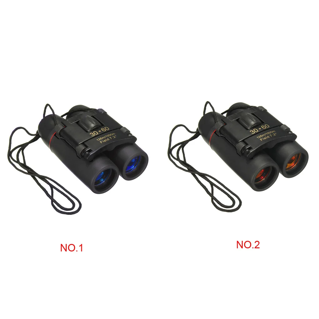 المحمولة البسيطة 30x60 يوم وليلة التخييم سفر الرؤية الإكتشاف نطاق 126 m/1000 m مناظير البصرية تلسكوب