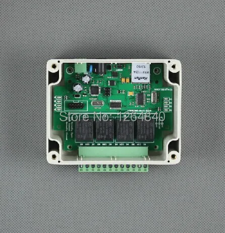 

4 road network relay 10A WEB UDP smartphone software control switch