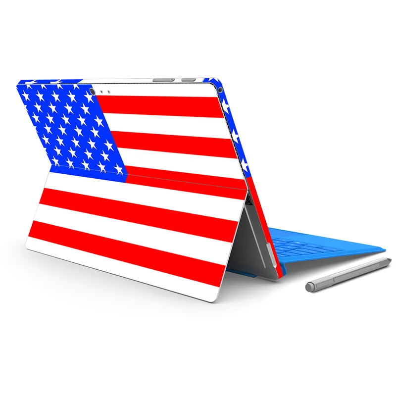 Флаг OEM Высокое качество Точная крутая наклейка для ноутбука для microsoft Surface Pro 4/Pro крышка наклейки аксессуары обертывание - Цвет: TN-Pro4surfa-0409