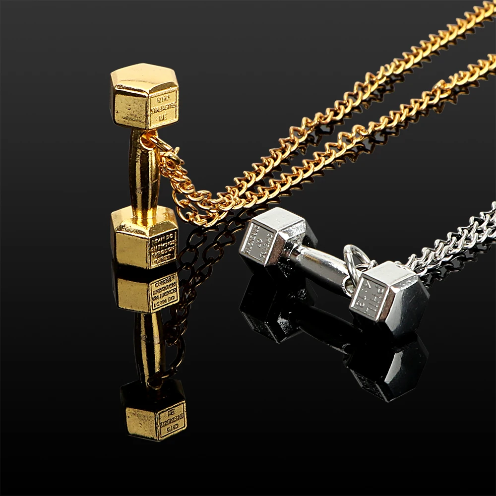 YOSOLO Hanging Ornaments Car Rear View Mirror Ornament Alloy Dumbbell Creative Car Styling Car Pendant Auto Decoration