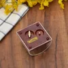 Creative Transparent Acrylic 18-Note Wind-up Musical Box Dome Box with Stop Button for Girl,Christmas Gift Birthday Gift for Kid 3