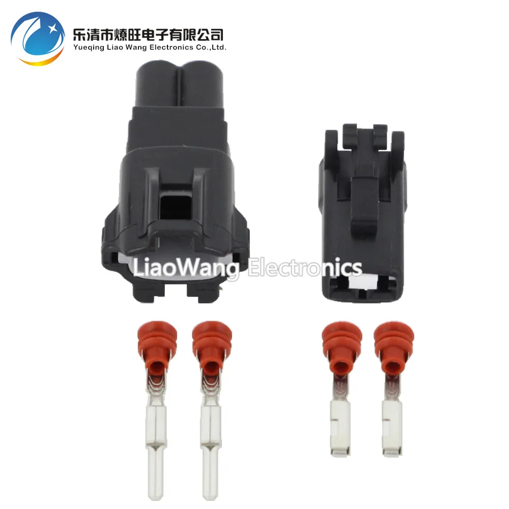 10Sets 2 Pin Female And Male Auto Waterproof Electrical Wiring Harness Connector Fuse Box With Terminals DJ70219Y 2.2 11/21 2P-in Connectors from Lights ...
