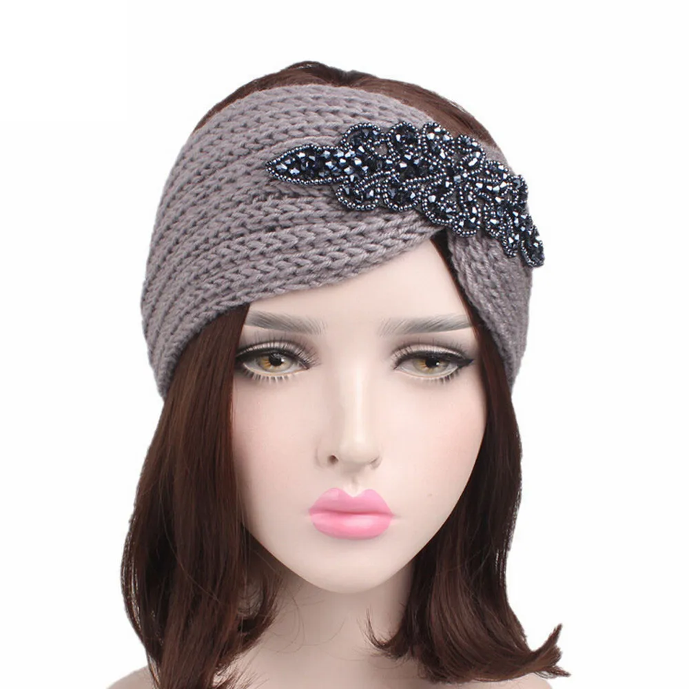 

Women Knitting Headband Handmade Keep Warm Hairband Warm Hairband Sweet Girls