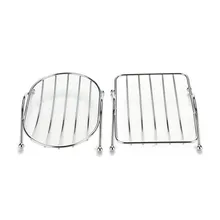 Быстрая квадратная круглая нержавеющая сталь ванная комната мыльница коробка держатель лоток