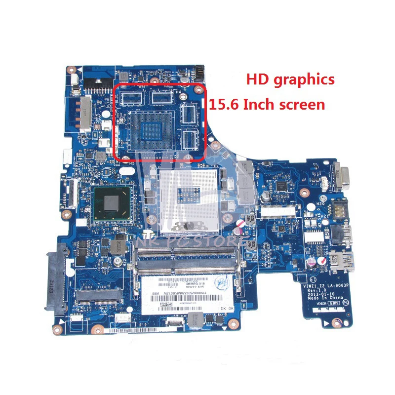 NOKOTION VIWZ1 Z2 LA-9063P الرئيسي مجلس لينوفو ideapad Z500 اللوحة المحمول HD4000 HM76 DDR3