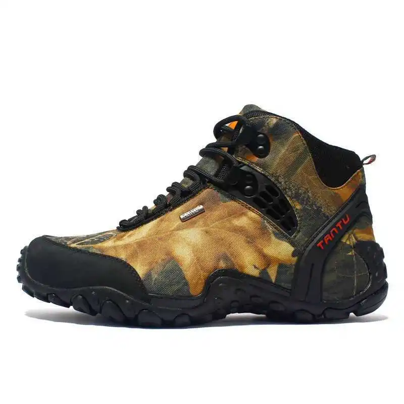 Для мужчин треккинговые ботинки для женщин непромокаемые треккинговые ботинки камуфляж Спорт Альпинизм обувь уличная